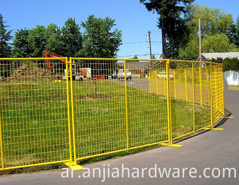 temporary building site fence